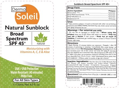 12 mL Tube (69711 456 Ds Adult Spf45 120ml Label)